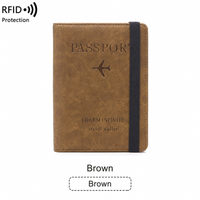 RFID-Blocking Passport Holder & Travel Wallet in Gray