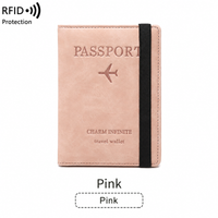 RFID-Blocking Passport Holder & Travel Wallet in Pink
