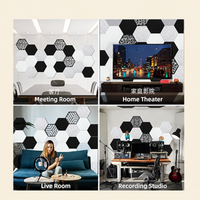 12-Pack Hexagon Felt Acoustic Wall Panels — photo 3 of 10